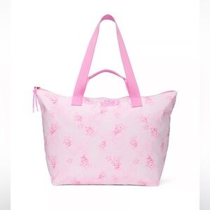 PINK x LOVESHACKFANCY VIRAL Tote, Large, Beaux Icons, Brand New